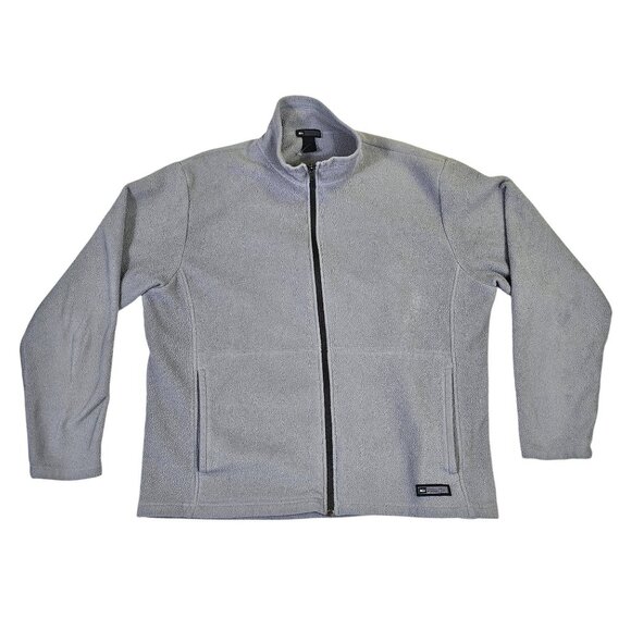 REI Mens Full-Zip Fleece Jacket Size XXL Gray Polyester - Picture 1 of 9